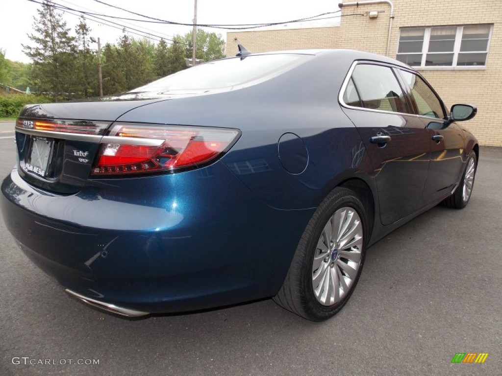 2010 9-5 Aero Sedan XWD - Fjord Blue Metallic / Light Neutral photo #6