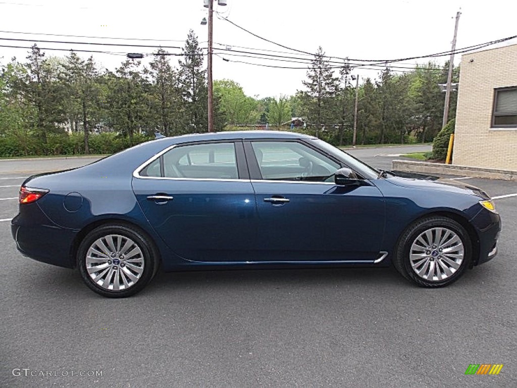 2010 9-5 Aero Sedan XWD - Fjord Blue Metallic / Light Neutral photo #7