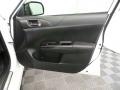 STI Black Alcantara/ Carbon Black Leather 2014 Subaru Impreza WRX STi 4 Door Door Panel