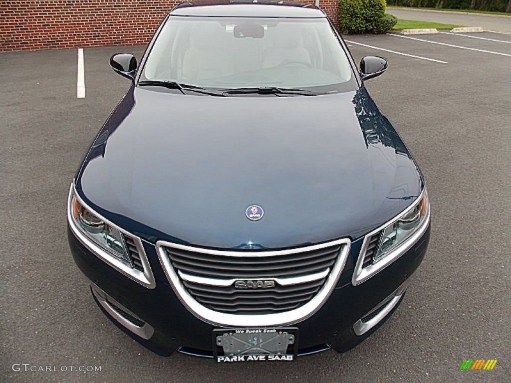 2010 9-5 Aero Sedan XWD - Fjord Blue Metallic / Light Neutral photo #10