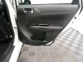STI Black Alcantara/ Carbon Black Leather 2014 Subaru Impreza WRX STi 4 Door Door Panel