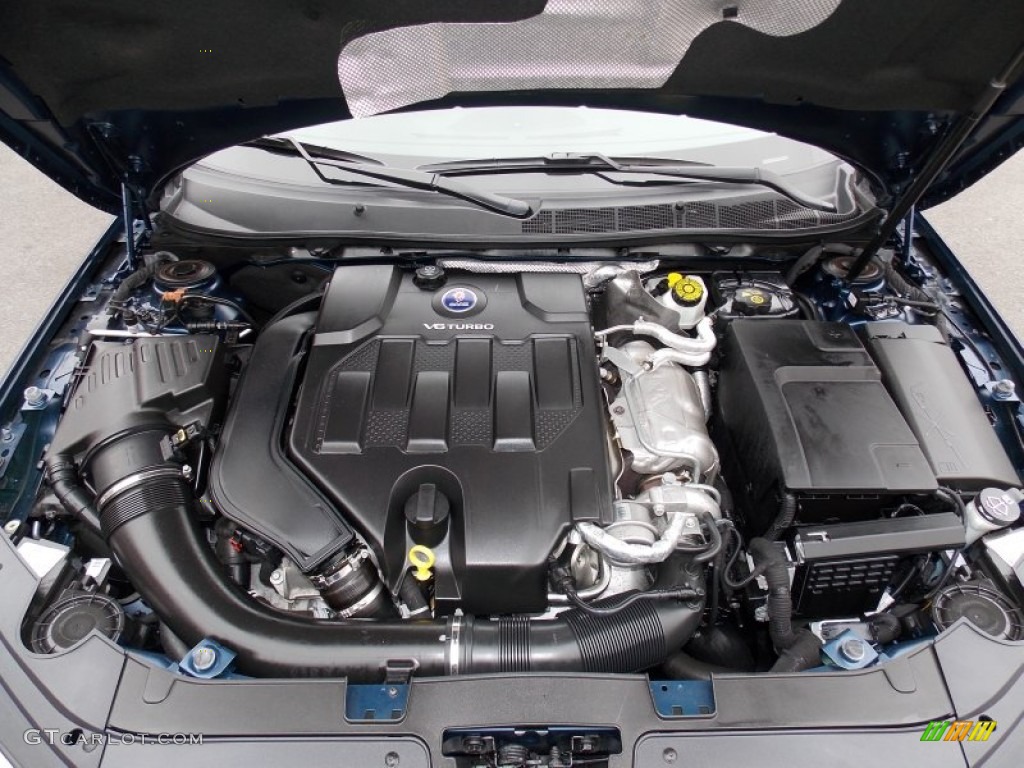 2010 Saab 9-5 Aero Sedan XWD Engine Photos