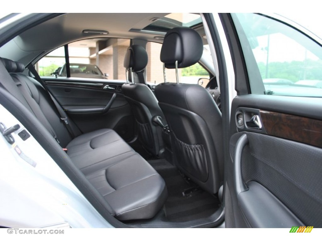 Black Interior 2006 Mercedes-Benz C 350 Luxury Photo #93516869