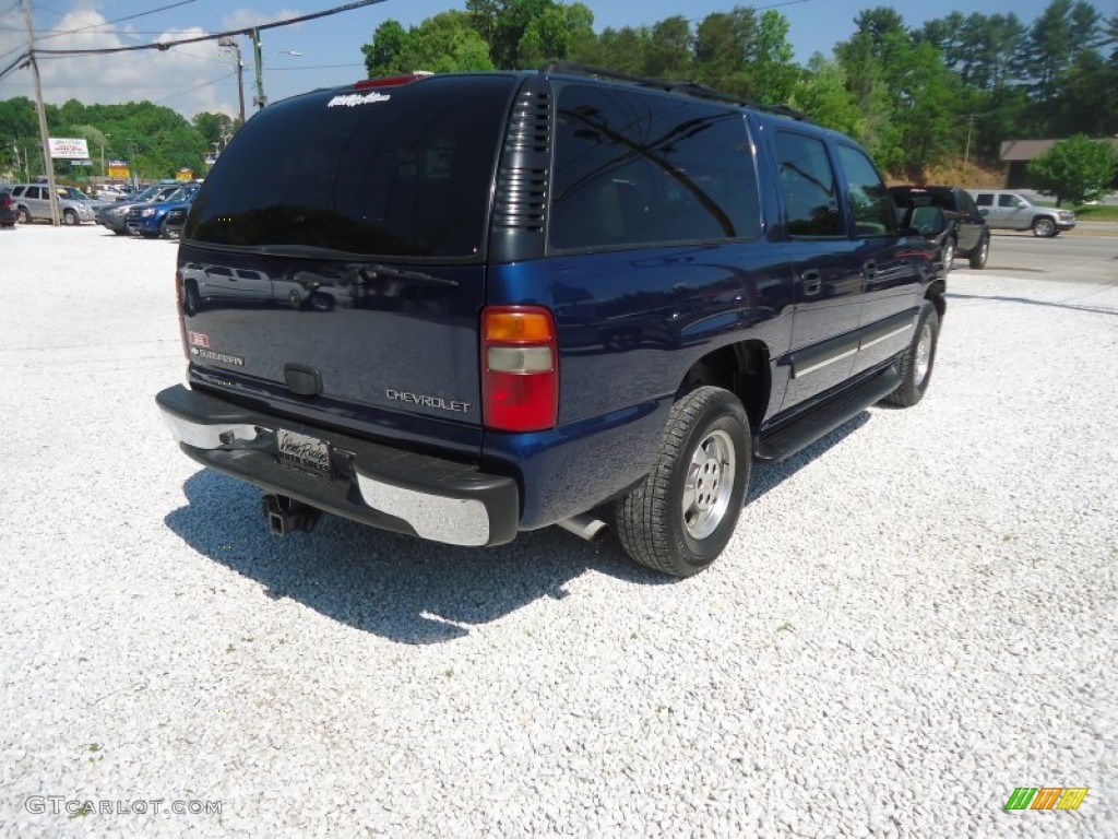 2003 Suburban 1500 Z71 4x4 - Indigo Blue Metallic / Tan/Neutral photo #5