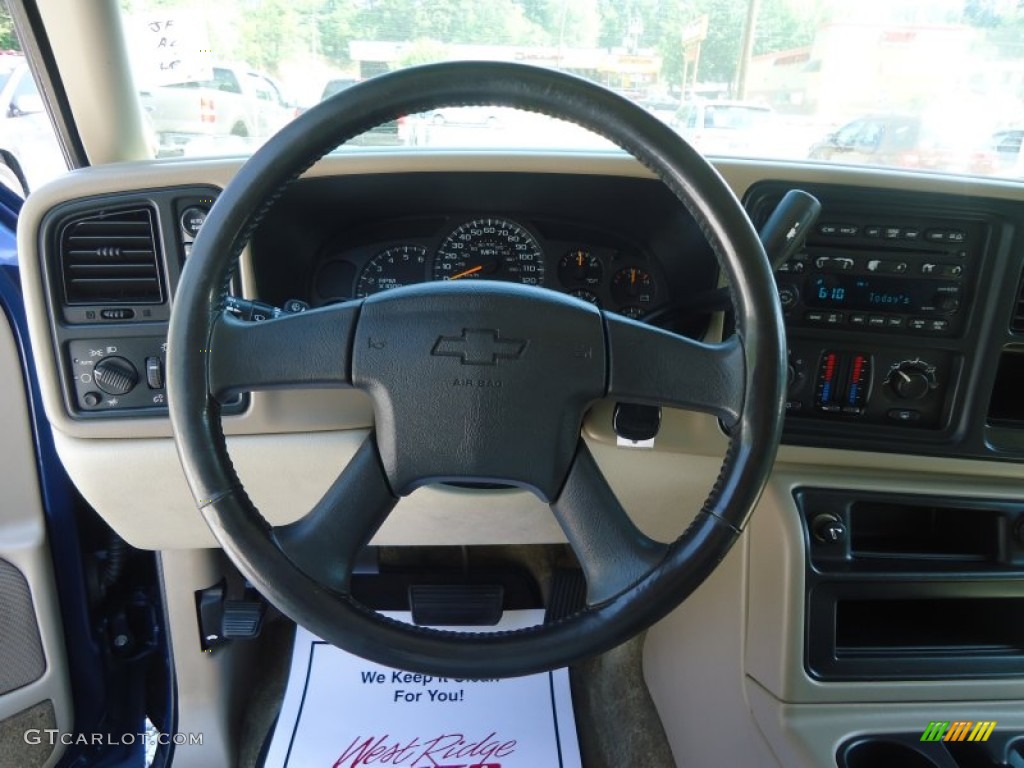 2003 Suburban 1500 Z71 4x4 - Indigo Blue Metallic / Tan/Neutral photo #12