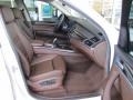 2010 BMW X5 Saddle Brown Interior Front Seat Photo