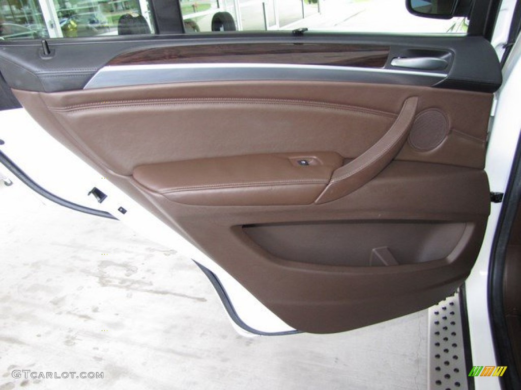 2010 BMW X5 xDrive30i Saddle Brown Door Panel Photo #93518681