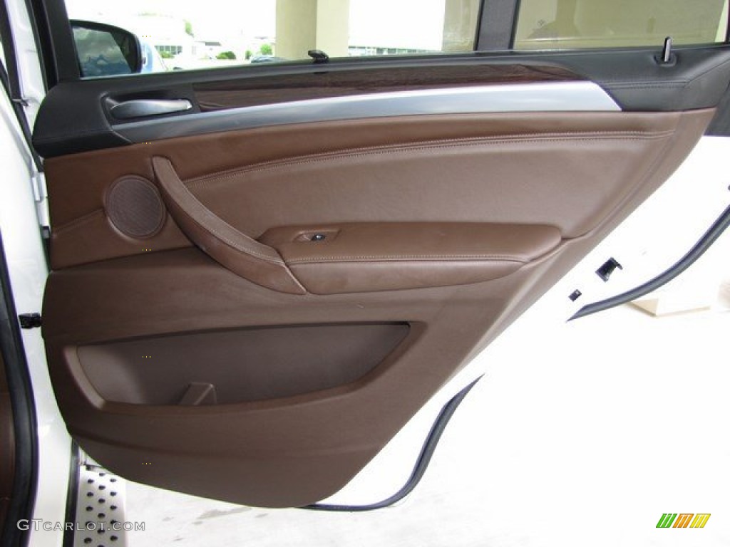 2010 BMW X5 xDrive30i Saddle Brown Door Panel Photo #93518711