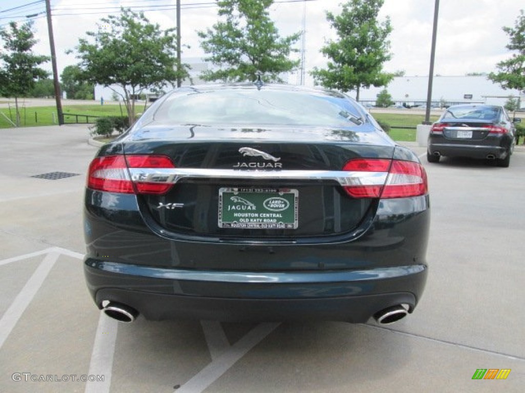 2014 XF 2.0T - British Racing Green Metallic / Barley/Warm Charcoal photo #9