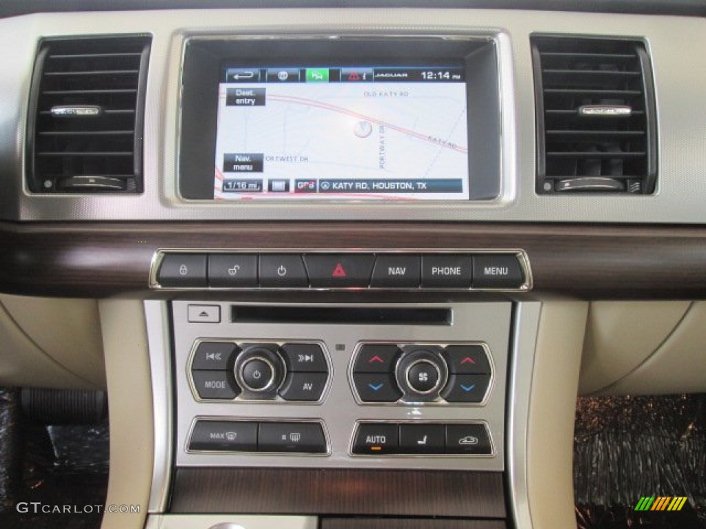 2014 XF 2.0T - British Racing Green Metallic / Barley/Warm Charcoal photo #13