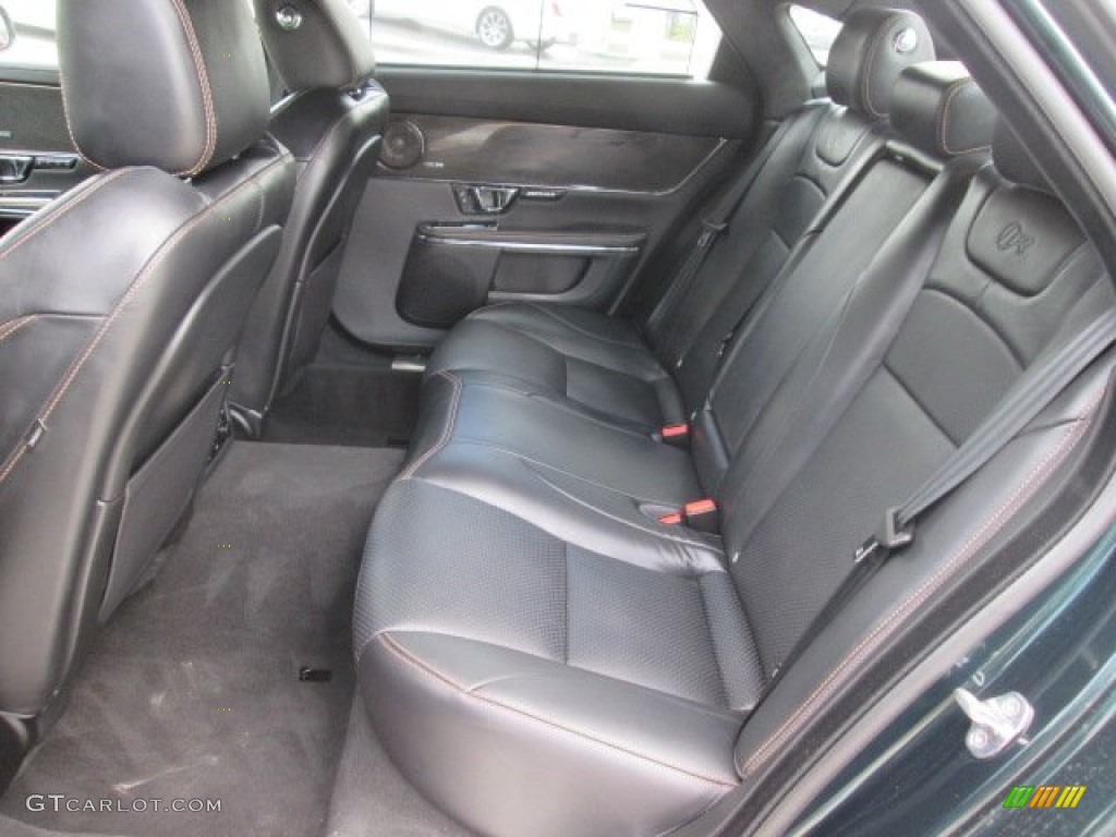 2014 Jaguar XJ XJR LWB Rear Seat Photo #93519869