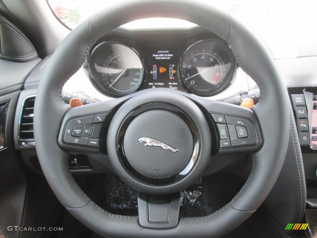 2014 Jaguar F-TYPE V8 S Jet Steering Wheel Photo #93520133