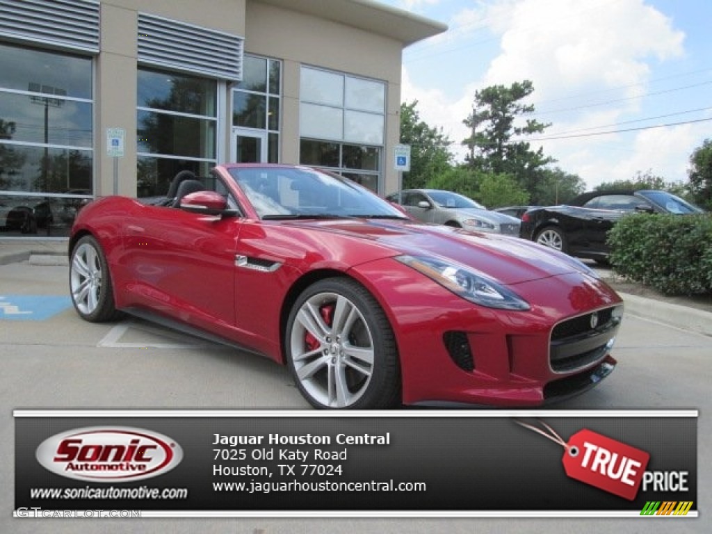 2014 F-TYPE V8 S - Italian Racing Red Metallic / Jet photo #1