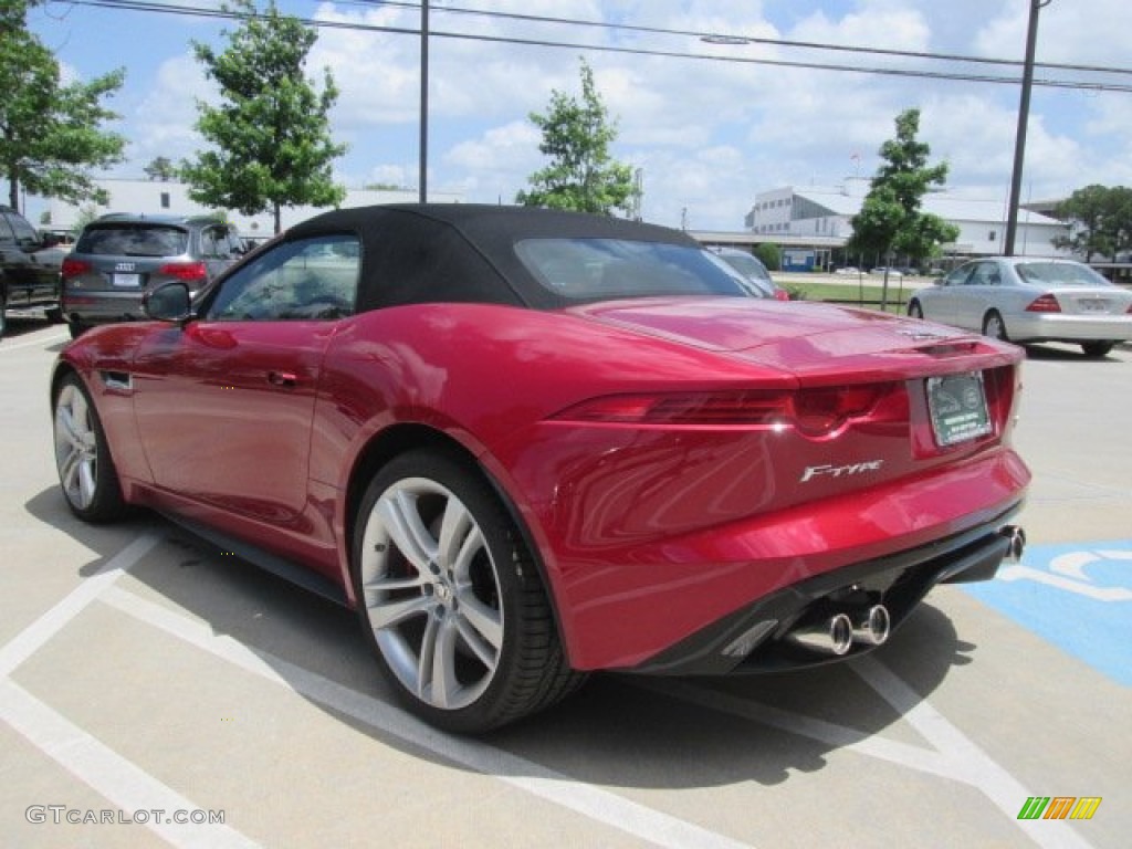 2014 F-TYPE V8 S - Italian Racing Red Metallic / Jet photo #5