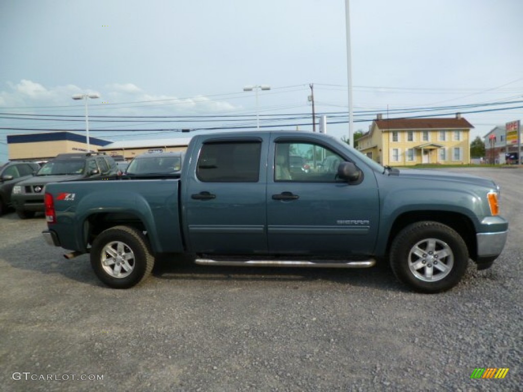 2012 Sierra 1500 SLE Crew Cab 4x4 - Stealth Gray Metallic / Dark Titanium/Light Titanium photo #12