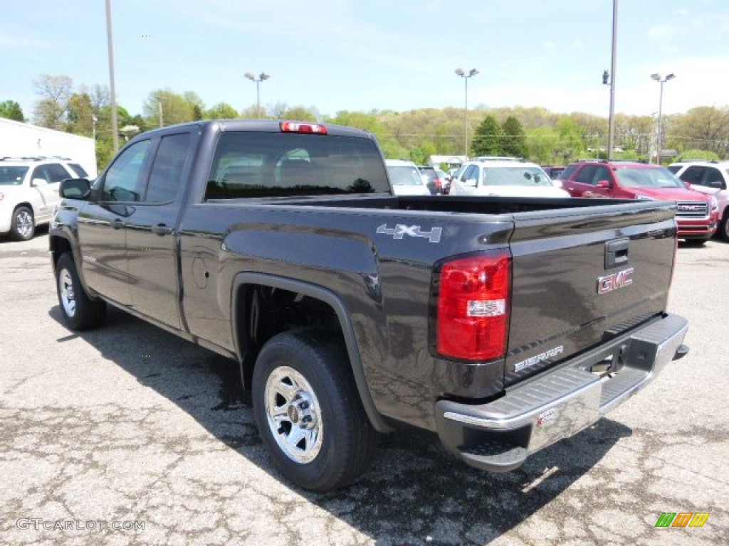 2014 Sierra 1500 Double Cab 4x4 - Iridium Metallic / Jet Black photo #7