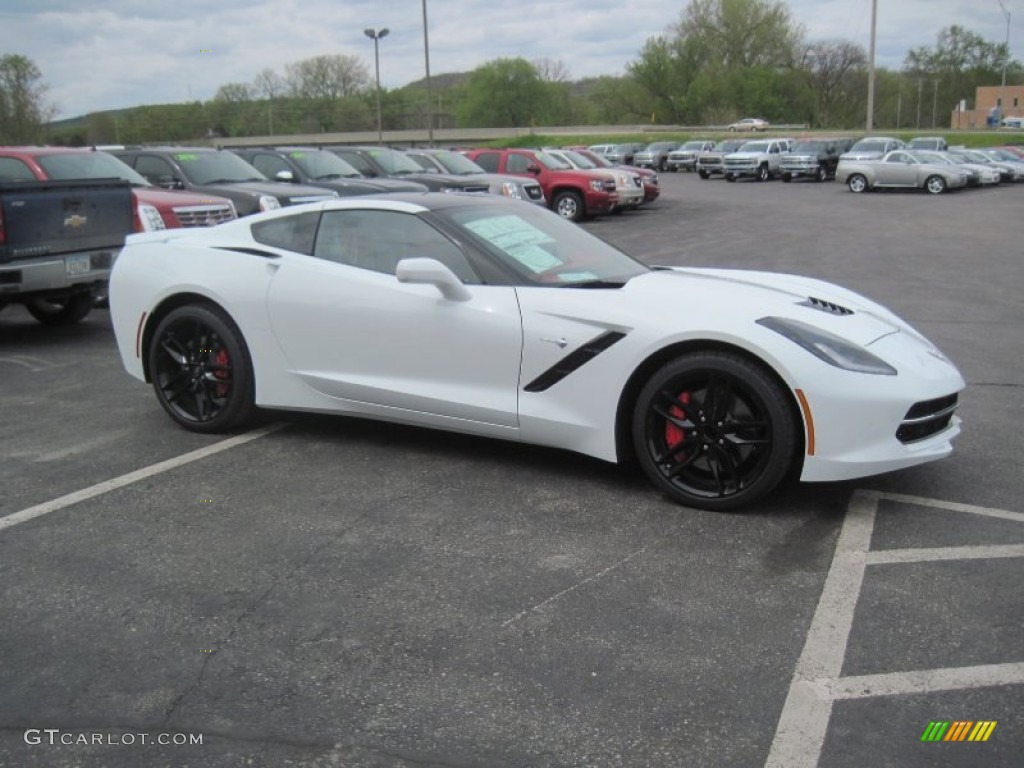 Arctic White 2014 Chevrolet Corvette Stingray Coupe Z51 Exterior Photo #93525694