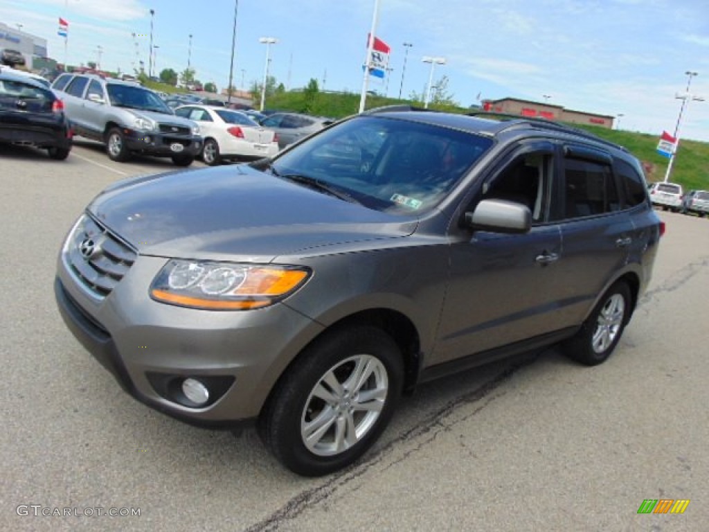 Mineral Gray 2011 Hyundai Santa Fe Limited AWD Exterior Photo #93529396