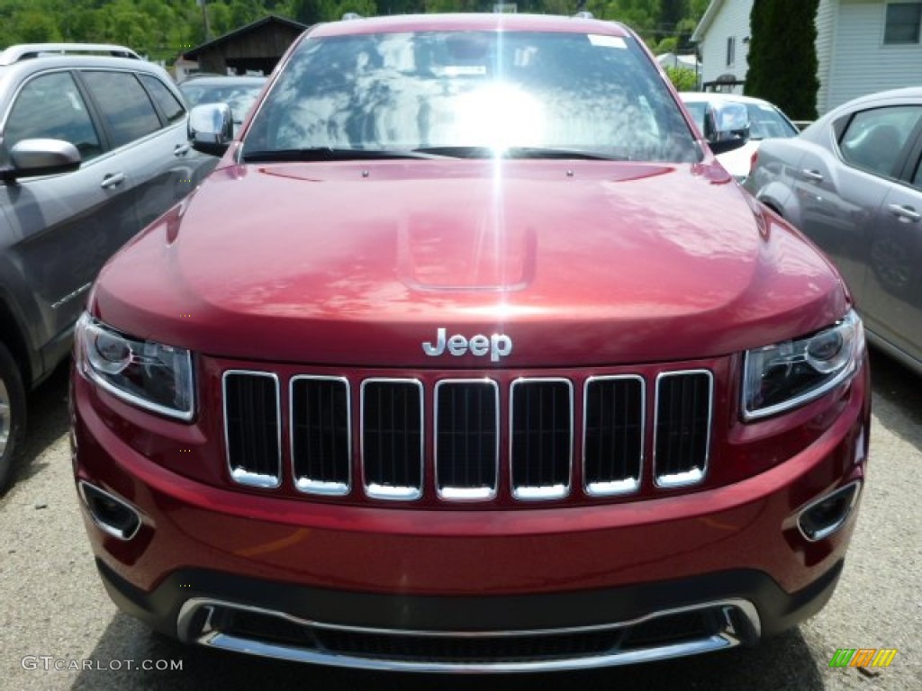 2014 Grand Cherokee Limited 4x4 - Deep Cherry Red Crystal Pearl / Morocco Black photo #5