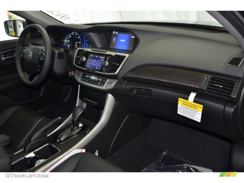2014 Accord EX-L Coupe - Modern Steel Metallic / Black photo #35