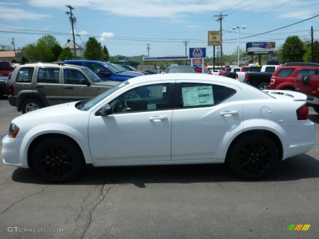2014 Avenger SE - Bright White / Black photo #2