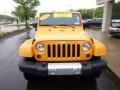 2012 Dozer Yellow Jeep Wrangler Sahara 4x4  photo #3