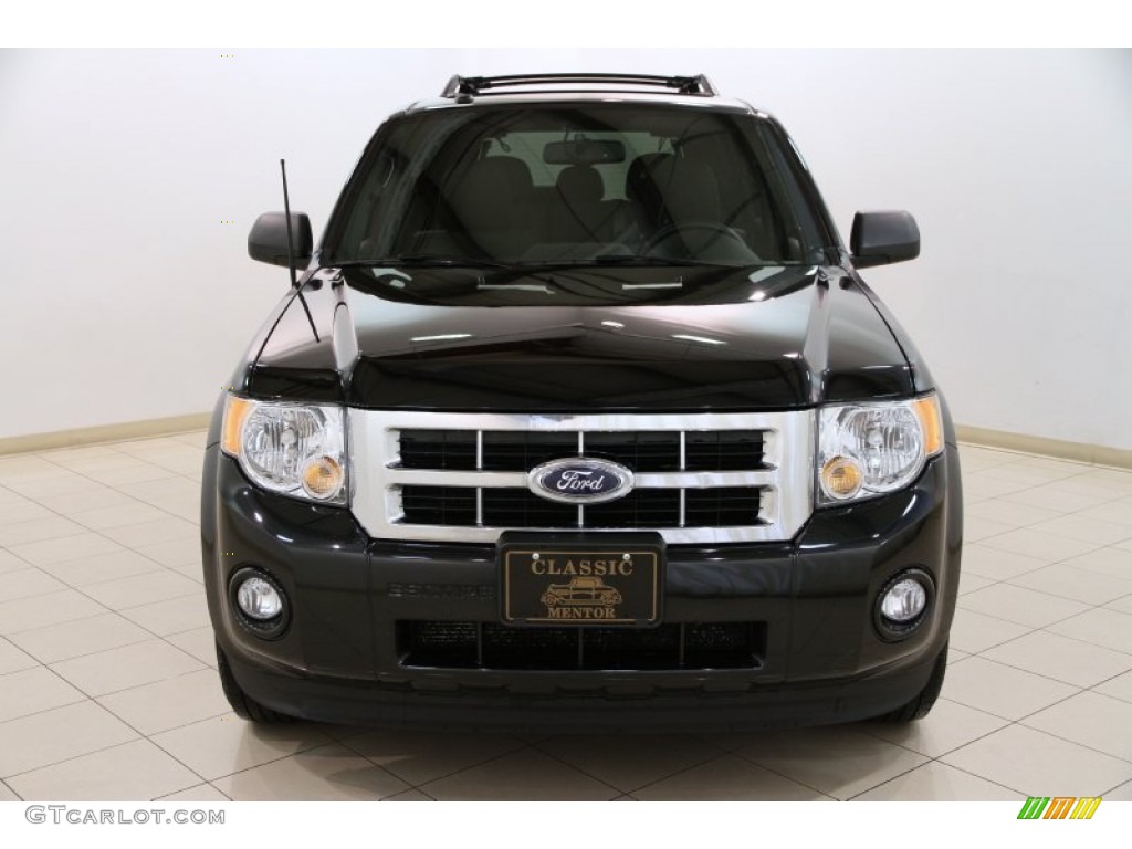2011 Escape XLT - Tuxedo Black Metallic / Charcoal Black photo #2