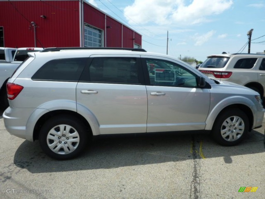 2014 Journey SE AWD - Bright Silver Metallic / Black photo #6