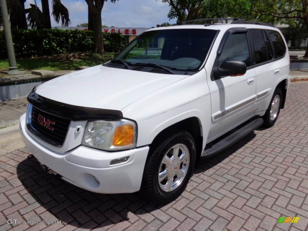 Summit White 2004 GMC Envoy SLT 4x4 Exterior Photo #93537496