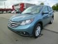 2013 Mountain Air Metallic Honda CR-V EX AWD  photo #3