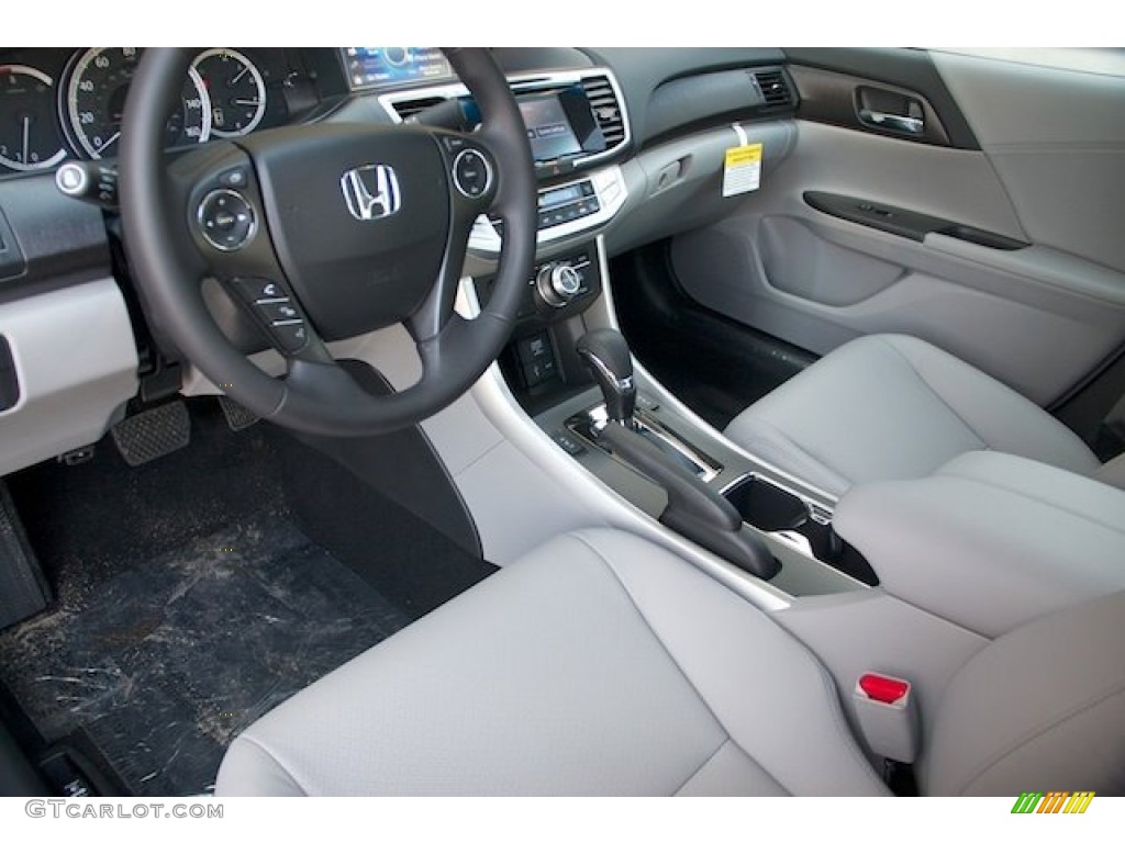 2014 Accord EX-L Sedan - Modern Steel Metallic / Gray photo #10