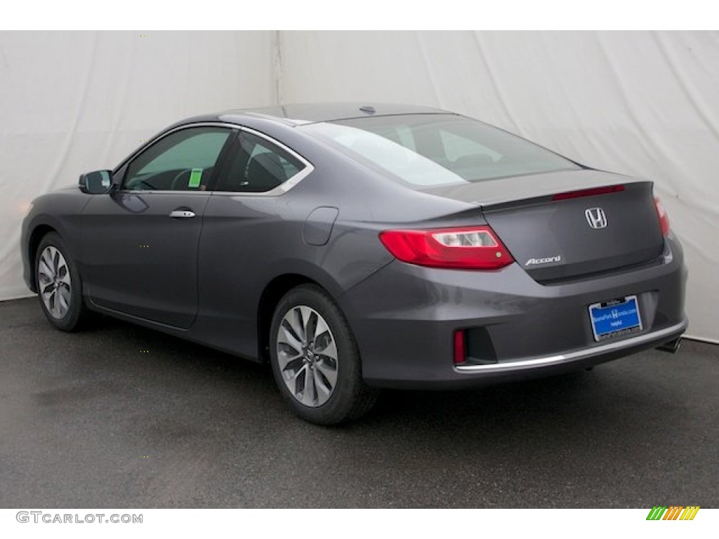 2014 Accord EX-L Coupe - Modern Steel Metallic / Black photo #5