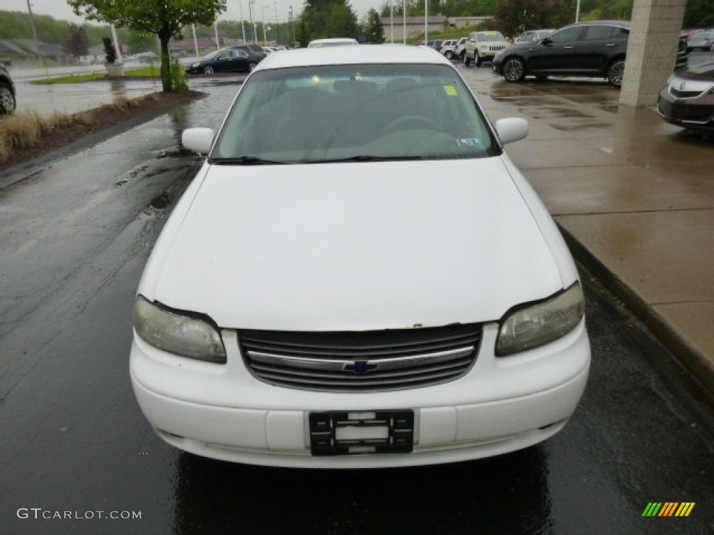 2000 Malibu LS Sedan - Bright White / Gray photo #3