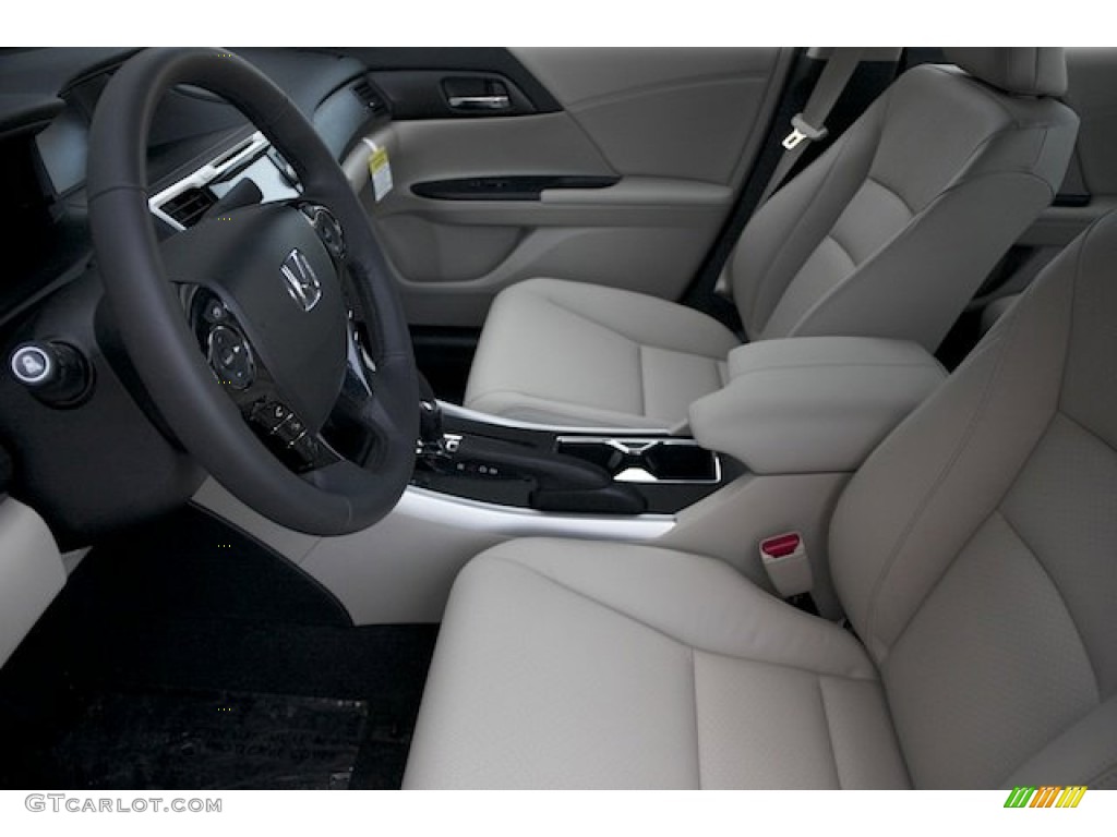2014 Accord Hybrid EX-L Sedan - Alabaster Silver Metallic / Ivory photo #15