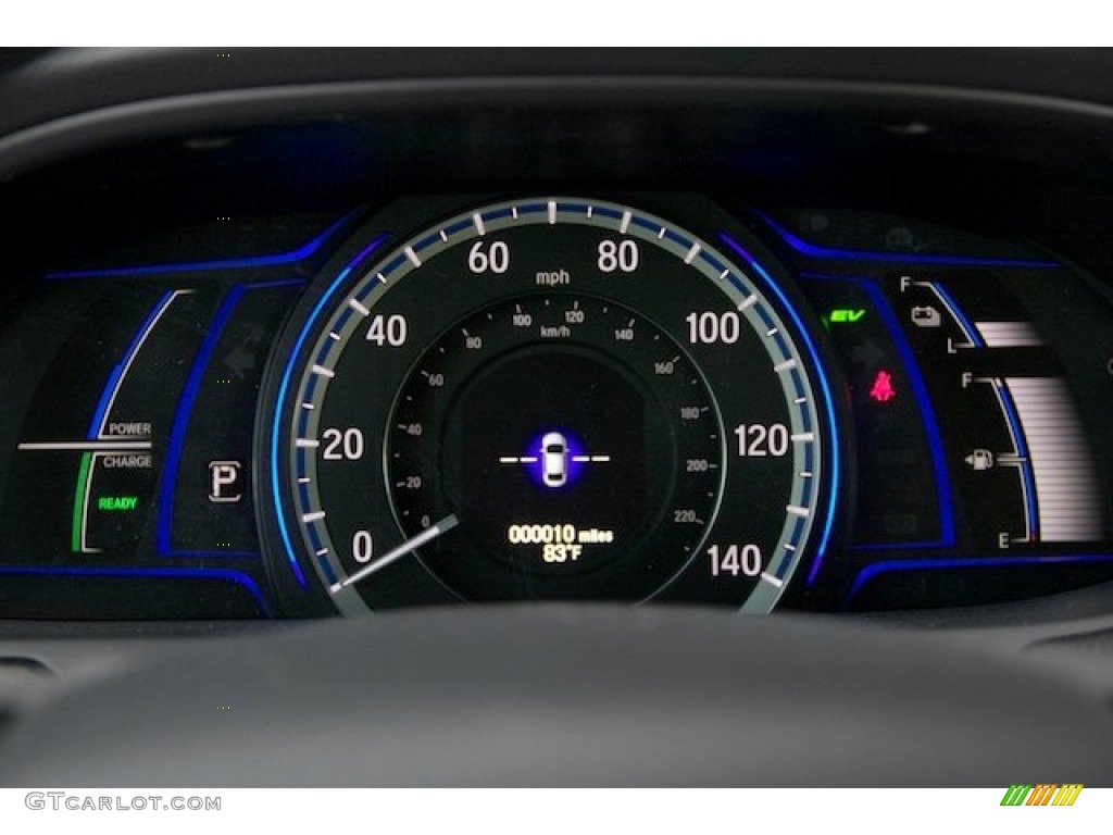 2014 Accord Hybrid EX-L Sedan - Alabaster Silver Metallic / Ivory photo #25