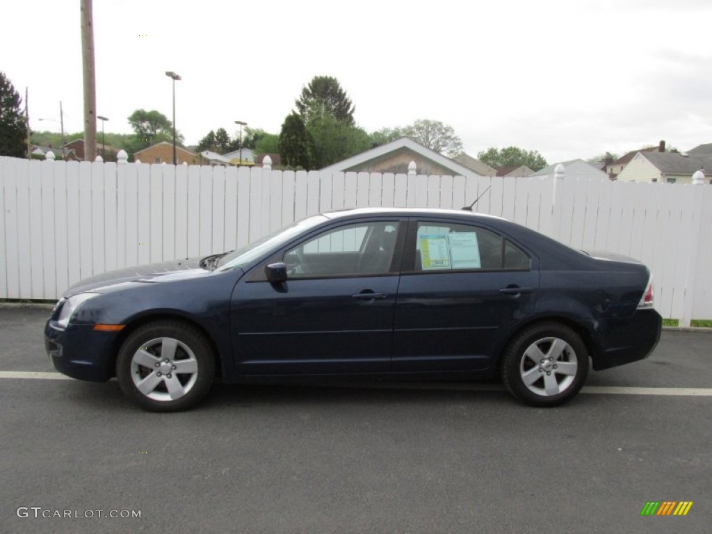 2007 Fusion SE - Dark Blue Pearl Metallic / Light Stone photo #2