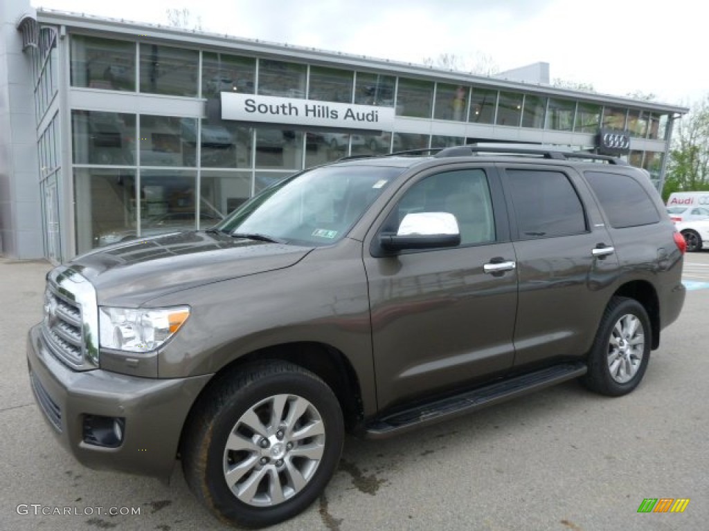 2011 Sequoia Limited 4WD - Pyrite Mica / Sand Beige photo #1
