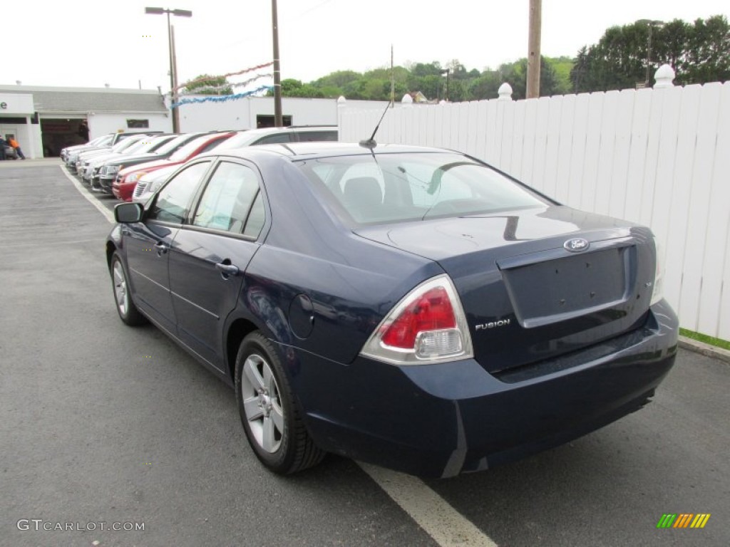 2007 Fusion SE - Dark Blue Pearl Metallic / Light Stone photo #4