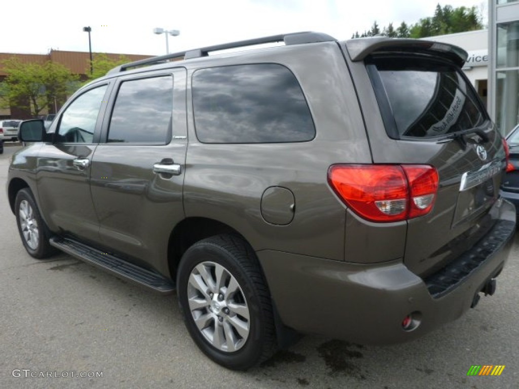 2011 Sequoia Limited 4WD - Pyrite Mica / Sand Beige photo #3