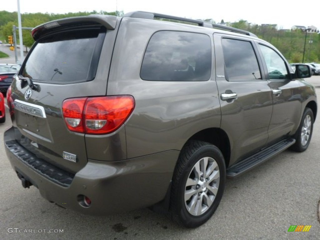 2011 Sequoia Limited 4WD - Pyrite Mica / Sand Beige photo #5