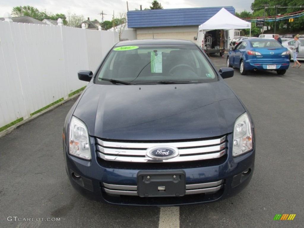 2007 Fusion SE - Dark Blue Pearl Metallic / Light Stone photo #8