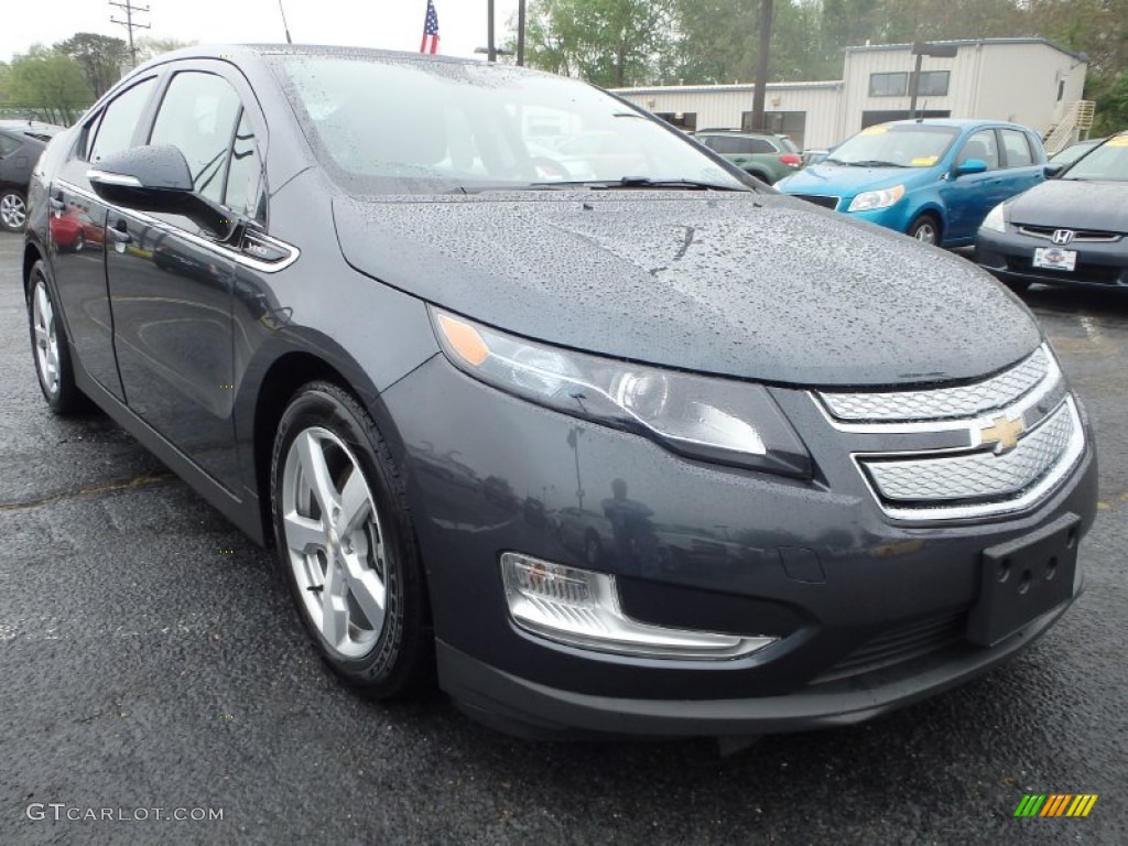 Cyber Gray Metallic 2011 Chevrolet Volt Hatchback Exterior Photo #93542437