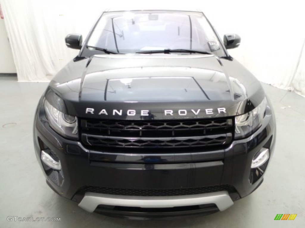 2012 Range Rover Evoque Dynamic - Sumatra Black Metallic / Dynamic Ebony/Cirrus photo #2