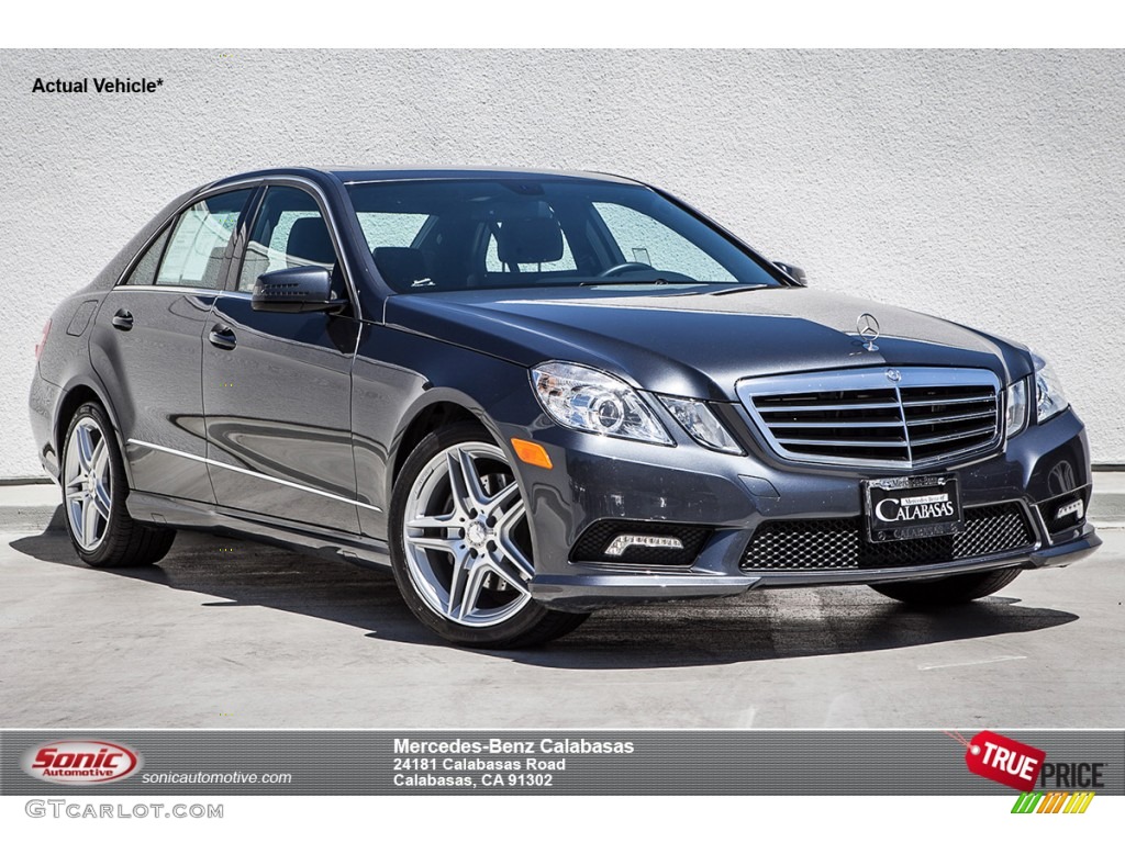 2011 E 350 Sedan - Steel Grey Metallic / Black photo #1