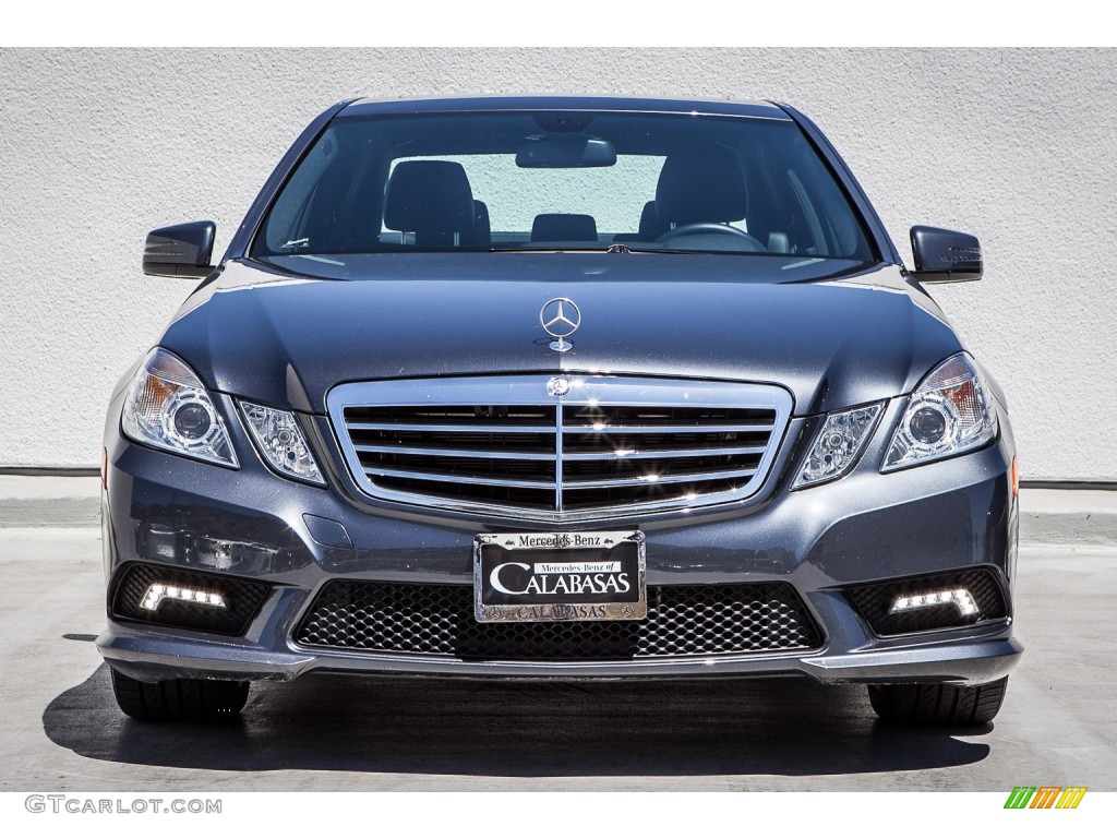 2011 E 350 Sedan - Steel Grey Metallic / Black photo #2