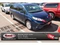 South Pacific Blue Pearl 2011 Toyota Sienna XLE AWD