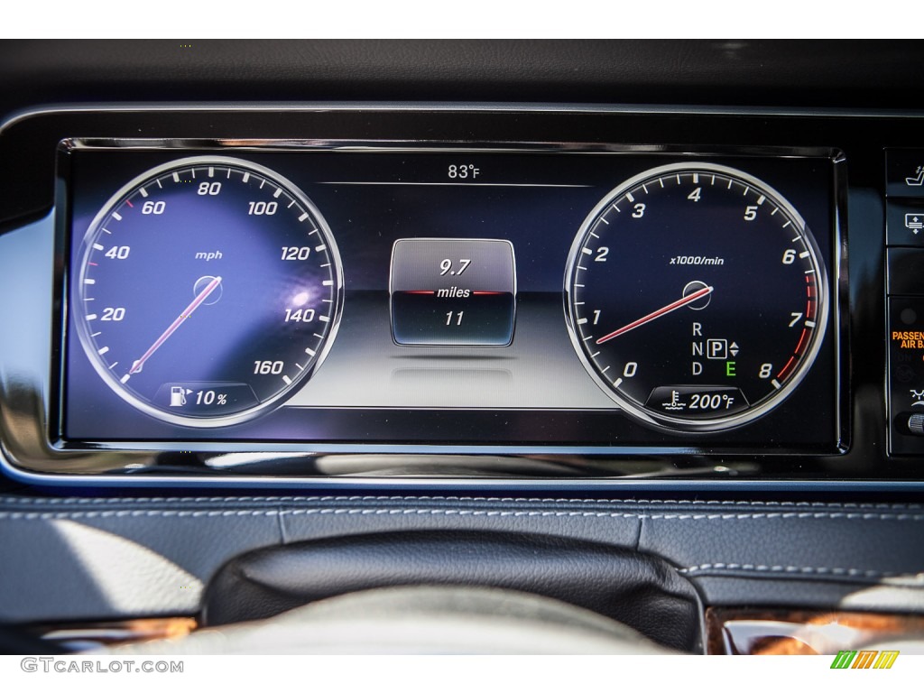 2015 Mercedes-Benz S 550 Sedan Gauges Photo #93546730