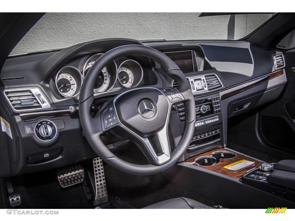 2014 E 350 Cabriolet - Black / Black photo #5