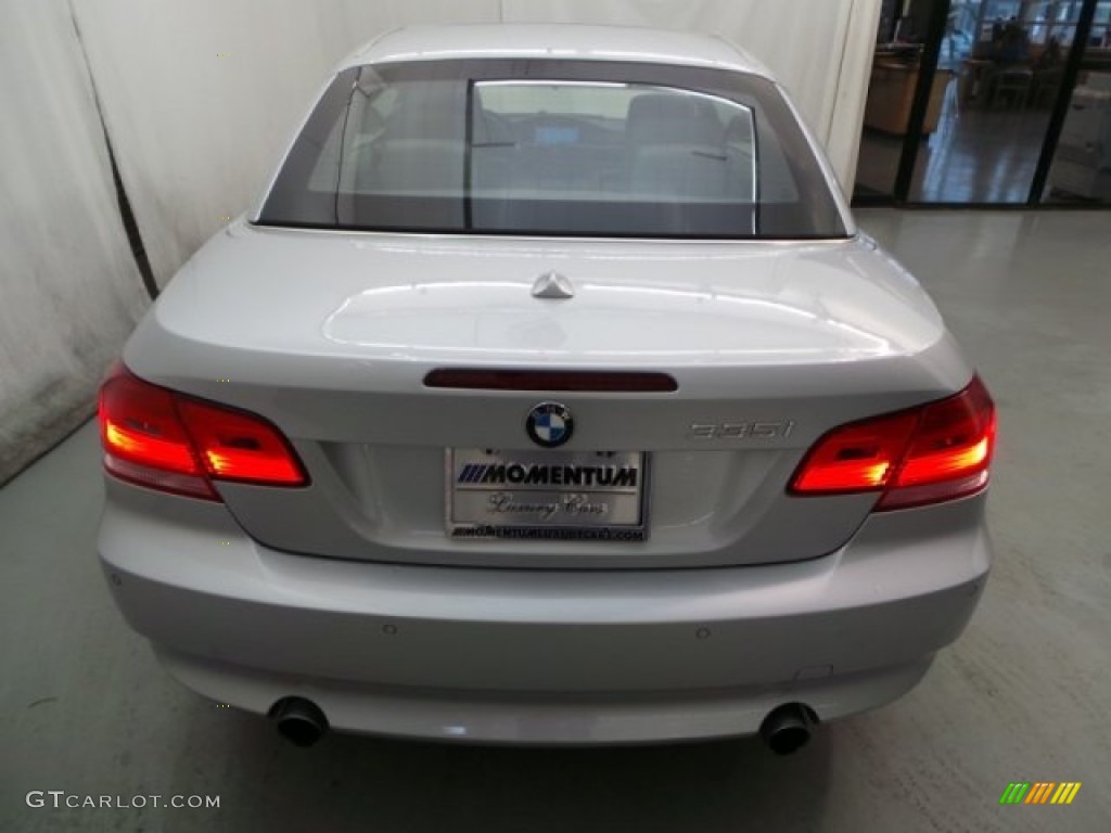 2007 3 Series 335i Convertible - Titanium Silver Metallic / Grey photo #5