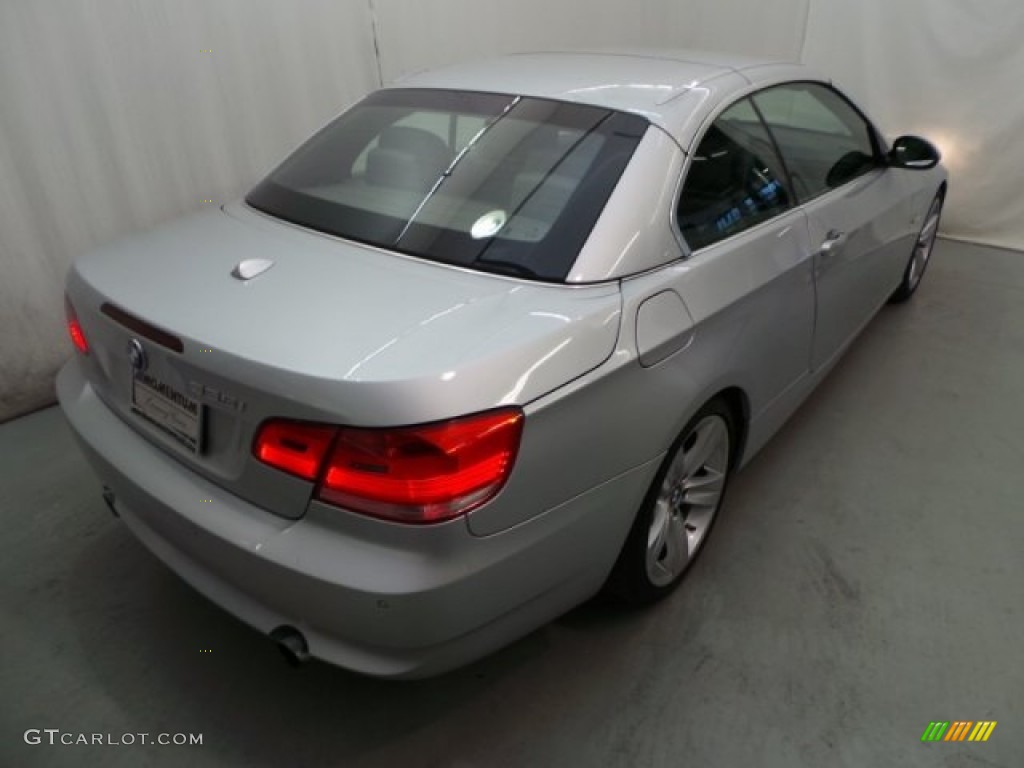 2007 3 Series 335i Convertible - Titanium Silver Metallic / Grey photo #6